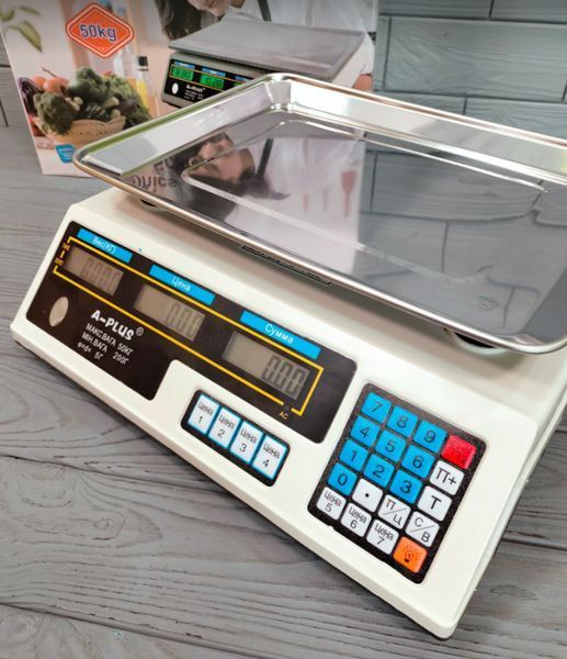 Ваги електронні торговельні A-Plus SC-1660 до 50 кг для продуктів і складу SC-1660 фото