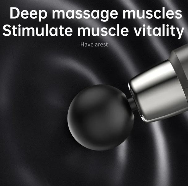 Масажер Massage Gun SL-777 з насадками акумуляторний/Вібромасажний пістолет/ Перкусійний масажер SL-777 фото