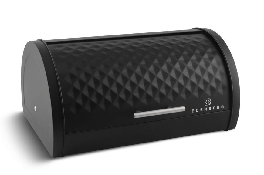 Хлібниця неіржавка сталь Edenberg EB-133, сучасний дизайн, розмір 375x240x180 мм EB-133 фото