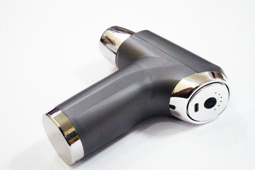 Масажер Massage Gun SL-777 з насадками акумуляторний/Вібромасажний пістолет/ Перкусійний масажер SL-777 фото