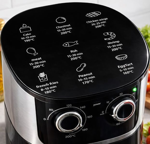 Аерогриль Rainberg RB-2269 8 л 4200 Вт мультипіч фритюрниця без олії для дому RB-2269 фото