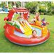 Надувной игровой центр, детский бассейн Intex 57163 &laquo;Динозавр&raquo; Бассейн с горкой 57163 фото 1