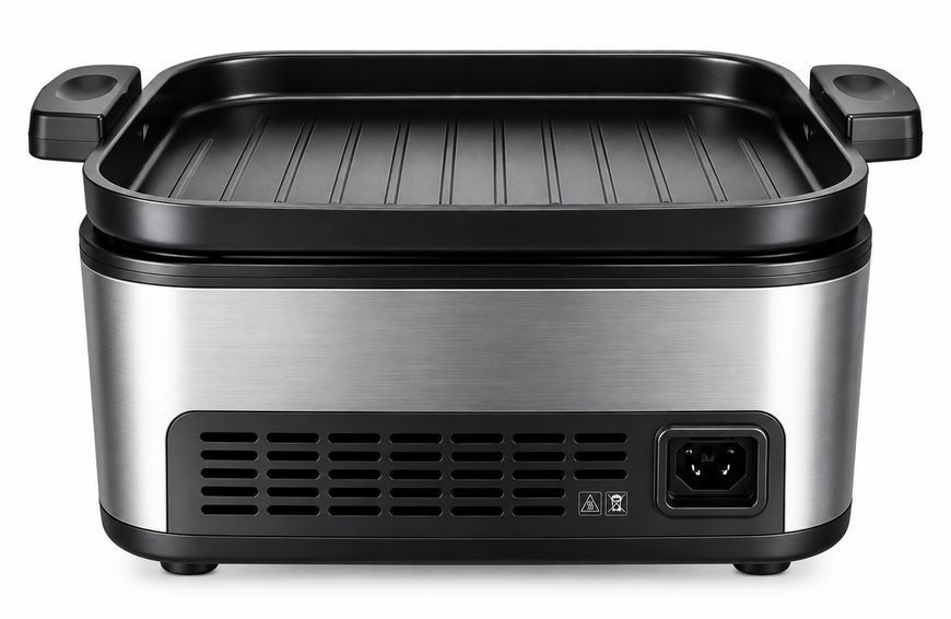 Аерофритюрниця й електрогриль 2 в 1 DOMOTEC MS-3225 7 л 3800 Вт, мультипіч для дому MS-3225 фото