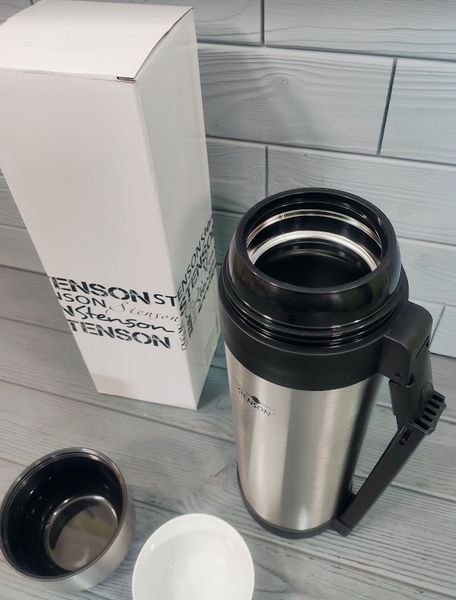 Великий вакуумний термос Stenson MT-0275 1800 мл харчовий/питний з чашкою MT-0275 фото