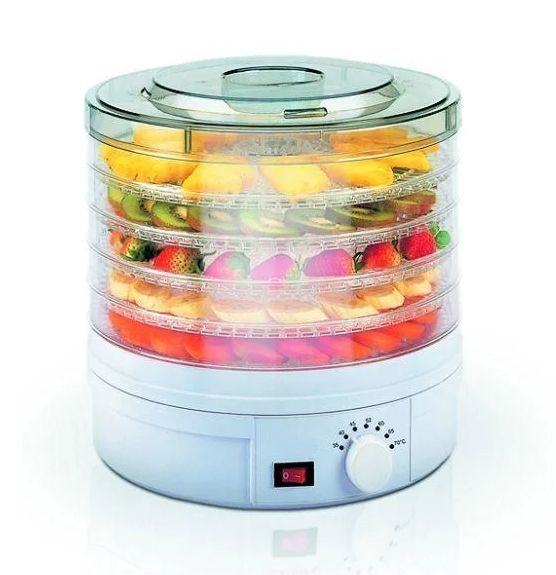 Сушилка для овощей и фруктов FOOD DEHYDRATOR WF260 500 W Белая WF260 фото