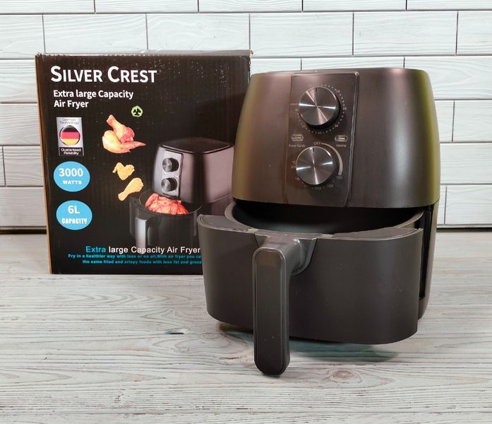 Аерофритюрниця SILVER CREST ZP-056 6 л 3000W / Неоливна електрична фритюрниця ZP-056 фото