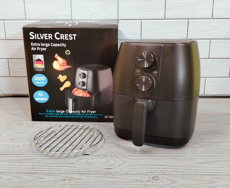 Аерофритюрниця SILVER CREST ZP-056 6 л 3000W / Неоливна електрична фритюрниця ZP-056 фото