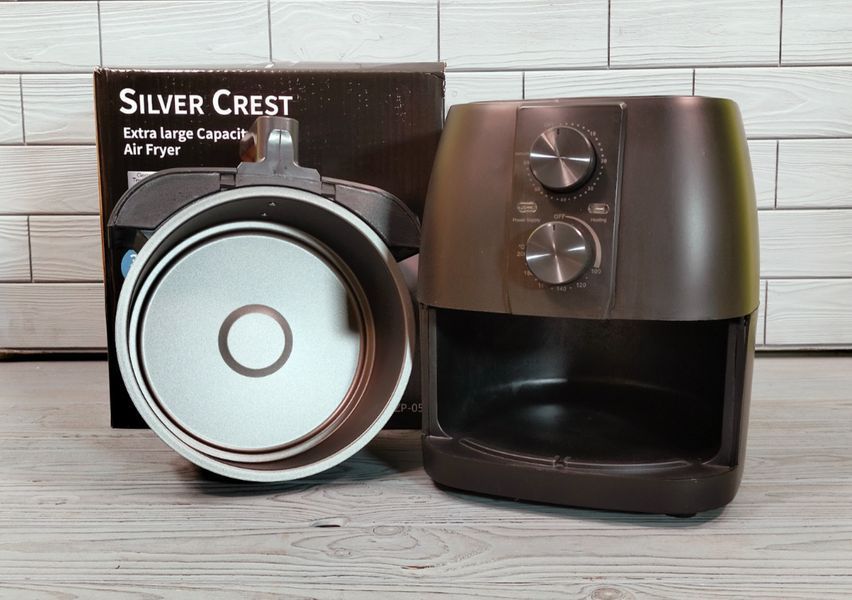 Аерофритюрниця SILVER CREST ZP-056 6 л 3000W / Неоливна електрична фритюрниця ZP-056 фото