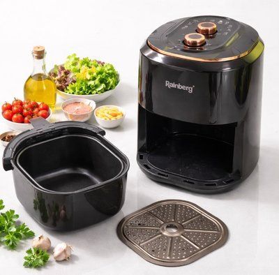 Мультипіч аерофритюрниця Rainberg RB-2242 6 л 3800W електрофритюрниця без олії RB-2242 фото