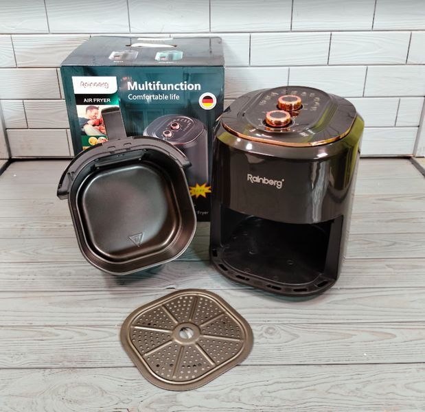 Мультипіч аерофритюрниця Rainberg RB-2242 6 л 3800W електрофритюрниця без олії RB-2242 фото