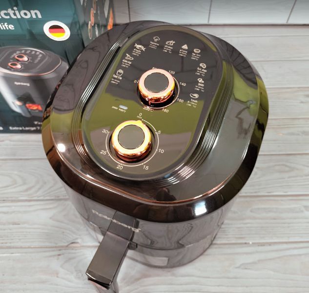 Мультипіч аерофритюрниця Rainberg RB-2242 6 л 3800W електрофритюрниця без олії RB-2242 фото