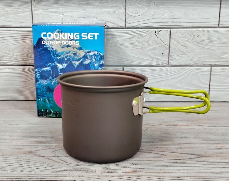 Набор посуды для пикника и туризма на 1 персону Cooking Set DS-101 / Посуда для путешествий DS-101 фото