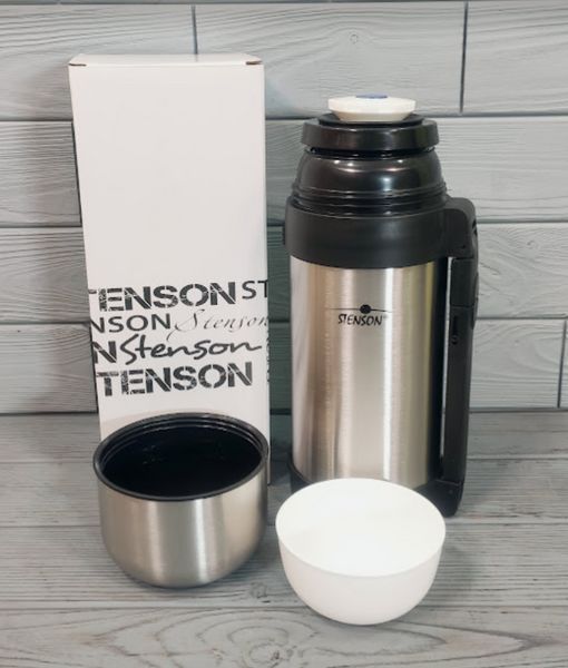 Універсальний термос 2в1 Stenson MT-0273 1,2л із неіржавіючої сталі для гарячих страв і напоїв MT-0273 фото