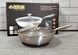 Cковорода глубокая WOK из нержавеющей стали 26см Benson BN-589 / Сковородка профессиональна BN-589 фото 3