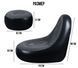 Надувное кресло с пуфиком для ног AIR SOFA Comfort 116х98х83см Черно-бежевый G-8019 фото 9