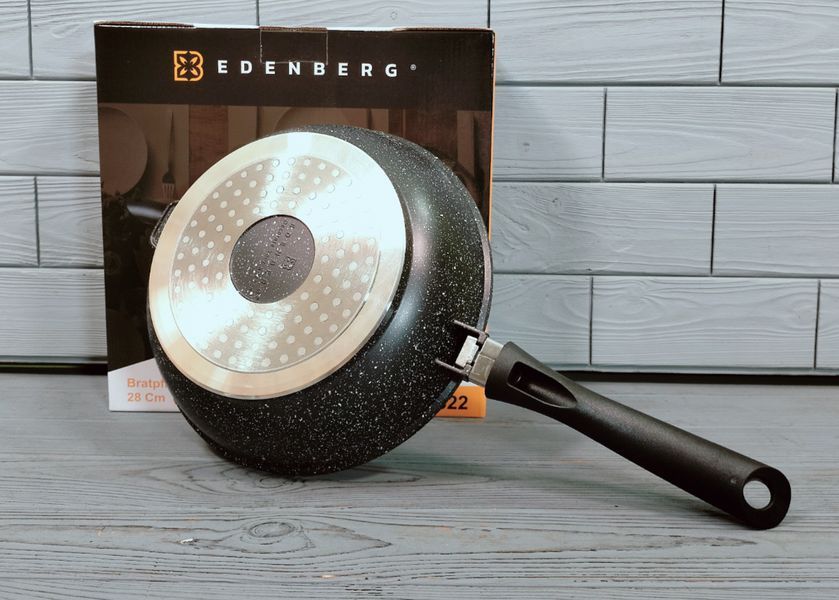 Сковорода 28 см Edenberg EB-3322 3.3 л мармурове антипригарне покриття EB-3322 фото