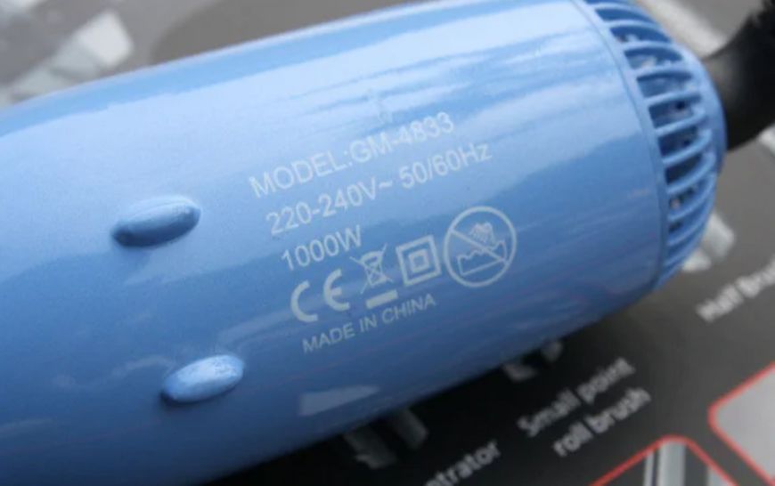 Воздушный стайлер для волос 10 в 1 Gemei GM-4833 Фен-щетка для укладки волос 4833 фото