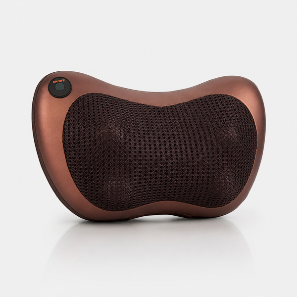 Роликовий масажер Massage Pillow WJ008 для шиї та спини, подушка для релаксу WJ008 фото