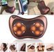 Роликовий масажер Massage Pillow WJ008 для шиї та спини, подушка для релаксу WJ008 фото 8