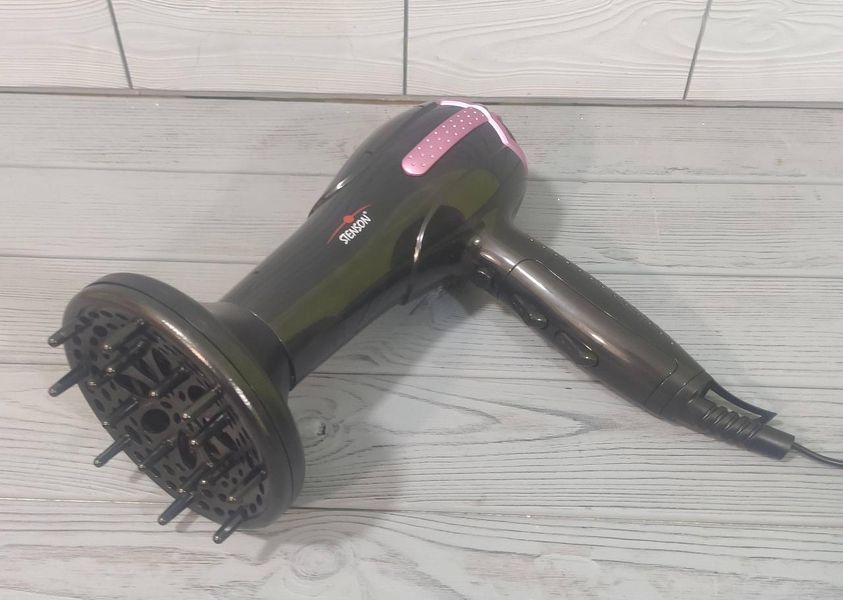 Фен для волосся STENSON ME-3204 2200W. Фен з дифузором. 3204 фото