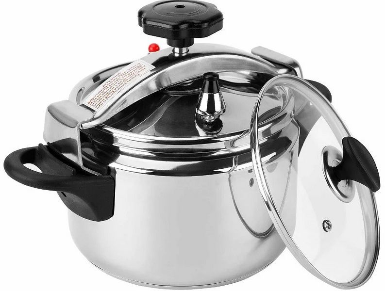Скороварка-пароварка 7 л/3в1 зі скляною кришкою неіржавка сталь Edenberg EB-3769 EB-3769 фото