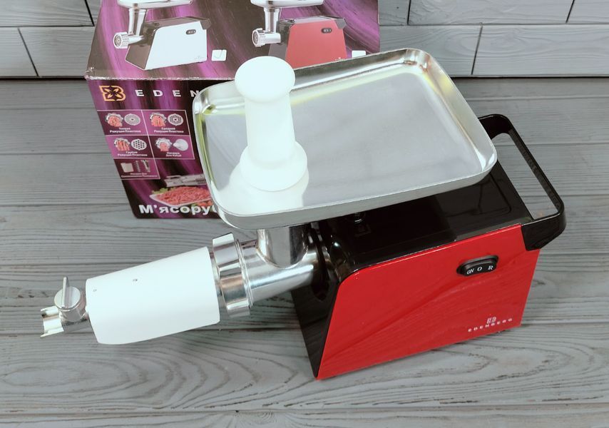 Мясорубка Edenberg EB-83753 2500Вт с томатной соковыжималкой и реверсивными функциями Красный EB-83753-красн фото