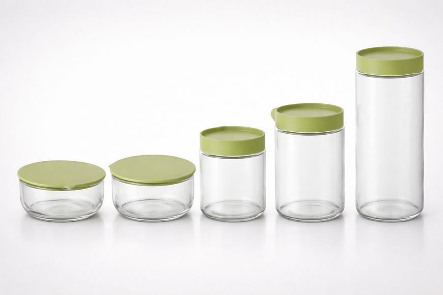 Набор пищевых контейнеров Glassware 27085 GB для хранения продуктов и сыпучих 27085 GB фото