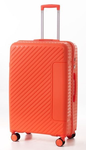 Большой дорожный чемодан полипропилен Travel world 36983L-OR (Orange/Оранжевый) на колесах и кодовым замком R36983L-OR фото
