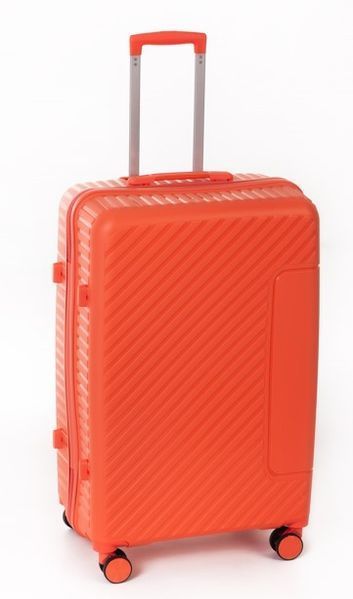 Большой дорожный чемодан полипропилен Travel world 36983L-OR (Orange/Оранжевый) на колесах и кодовым замком R36983L-OR фото