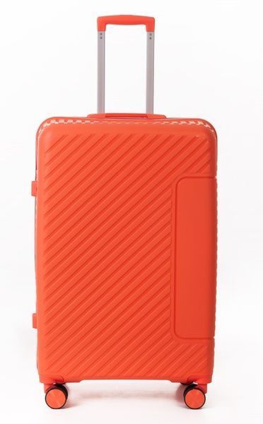 Большой дорожный чемодан полипропилен Travel world 36983L-OR (Orange/Оранжевый) на колесах и кодовым замком R36983L-OR фото