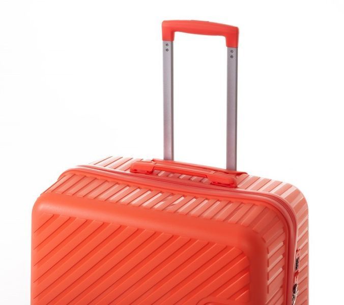 Большой дорожный чемодан полипропилен Travel world 36983L-OR (Orange/Оранжевый) на колесах и кодовым замком R36983L-OR фото