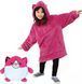 Детская толстовка-игрушка Huggle Pets Ultra Plus Hoodie -Розовый/ Кофта-игрушка / Мягкая игрушка-подушка -роз фото 1