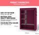 Шкаф складной тканевый на 2 секции Storage Wardrobe KM-105 (106х45х170 см) Органайзер для одежды KM-105 фото 6