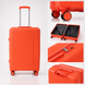 Большой дорожный чемодан полипропилен Travel world 36983L-OR (Orange/Оранжевый) на колесах и кодовым замком R36983L-OR фото 1