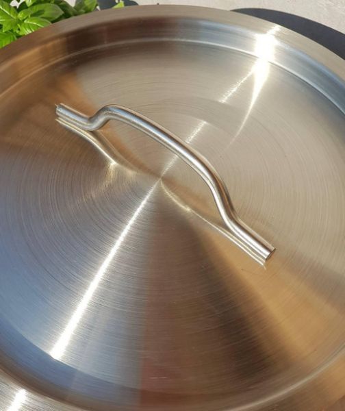 Каструля з нержавіючої сталі Edenberg EB-3771 10 л велика висока з металевою кришкою EB-3771 фото