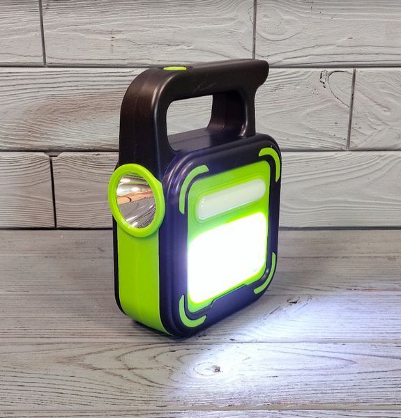Ліхтар кемпінговий із функцією Power Bank JD-925/Ліхтарик &mdash; лампа переносна з ручкою JD-925-син фото