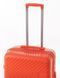 Средний дорожный чемодан полипропилен Travel world 36983М-OR (Orange/Оранжевый) на колесах и кодовым замком R36983М-OR фото 4