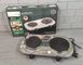 Двоконфоркова електроплита Rainberg RB-007 (3500 Вт) /&nbsp;Плита електрична настільна RB-007 фото 1