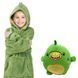 Дитяча толстовка-іграшка Huggle Pets Ultra Plus Hoodie -Зелений / Кофта-іграшка / М'яка іграшка-подушка -зел фото 6