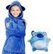 Детская толстовка-игрушка Huggle Pets Ultra Plus Hoodie -Синяя / Кофта-игрушка / Мягкая игрушка-подушка -синяя фото 7