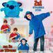 Детская толстовка-игрушка Huggle Pets Ultra Plus Hoodie -Синяя / Кофта-игрушка / Мягкая игрушка-подушка -синяя фото 10