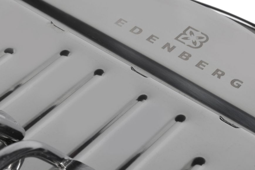 Кастрюля - фритюрница 3.4л из нержавеющей стали с термометром Edenberg EB-1525 / Фритюрница на плиту EB-1525 фото
