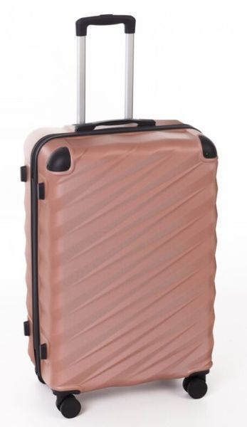 Большой дорожный чемодан ABS-пластик Travel World R37244L-RG (Rose Gold/Розовое золото) на колёсах R37244L-RG фото