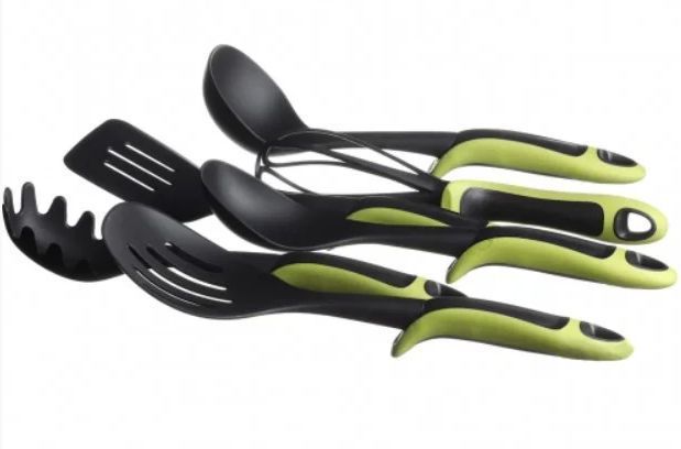 Набір кухонного приладдя KITCHEN TOOLS з 7 предметів - зелений -зел фото