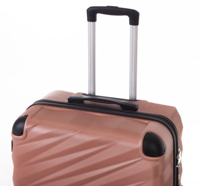 Большой дорожный чемодан ABS-пластик Travel World R37244L-RG (Rose Gold/Розовое золото) на колёсах R37244L-RG фото