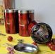 Набір банок для сипких продуктів 3 шт. Edenberg EB-143 / Набір ємностей для продуктів (чай, кава, цукор) EB-143 фото 3