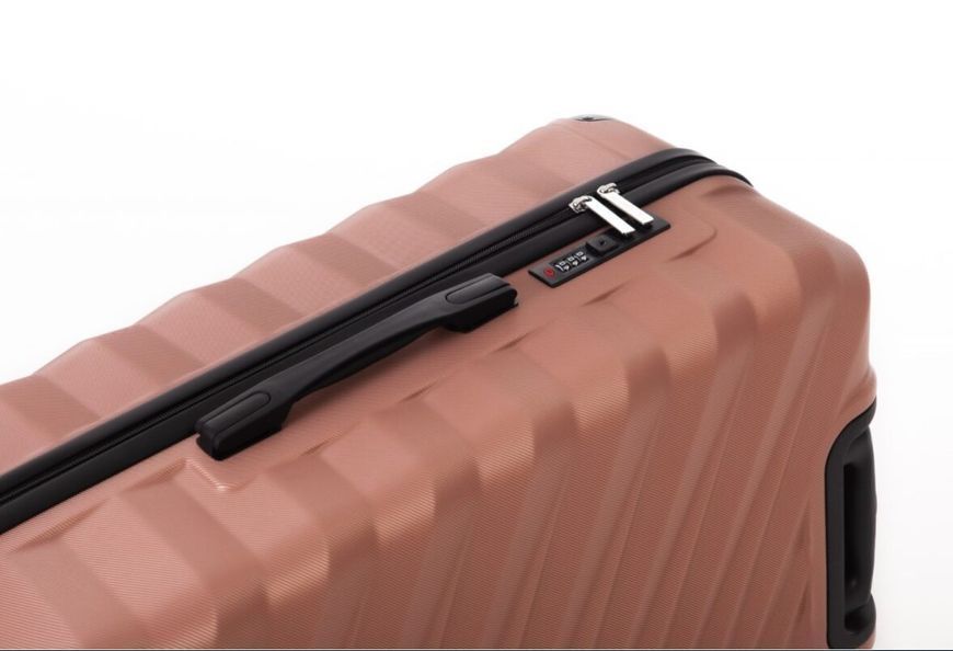 Большой дорожный чемодан ABS-пластик Travel World R37244L-RG (Rose Gold/Розовое золото) на колёсах R37244L-RG фото