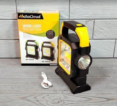 Ліхтар світлодіодний кемпінговий Solar Light HC-7078A/ліхтарик &mdash; лампа переносна з ручкою HC-7078A фото