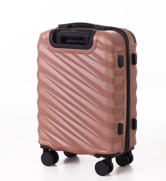 Малый дорожный чемодан ABS-пластик Travel World R37244S-RG (Rose Gold / Розовое золото) на колёсах R37244S-RG фото
