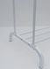 Напольная двойная стойка для одежды Double floor Hanger - Белая /Портативная вешалка для одежды и обуви GR4312-белая фото 7